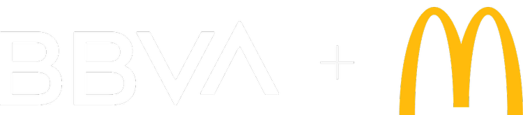 Logotipos de BBVA y McDonald's